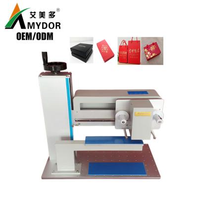 China AMD8025D Digital Box Foil Wrapping Box Gift Box Birthday Cake Gold Foil Custom Packaging Printing Machine for sale