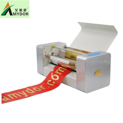 China Hotels Amydor 360B AMD360B Funeral Ribbon Floral Banner Digital Hot Foil Stamping Printer / Gold Foil Printing Machine for sale