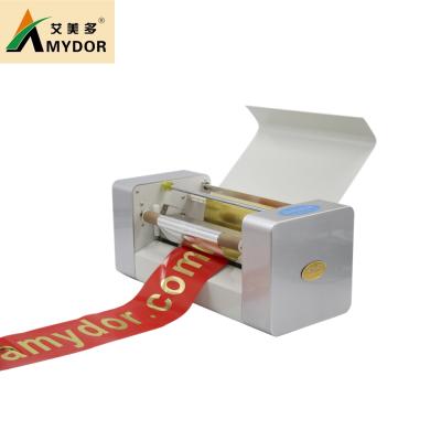 China Suitable home use AMD 360B ribbon flower printing machine digital digital ribbon printer roll material for sale