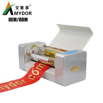 China Hotels AMD360B Digital Gold Foil Printing Machine Printer For Funeral Ribbon Printing for sale