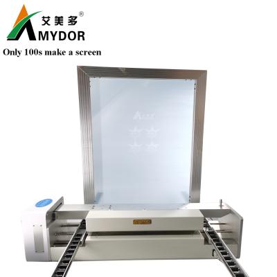 China Hotels Amydor AMD550A Silk Screen Printer , No Need Exposure And Drying for sale