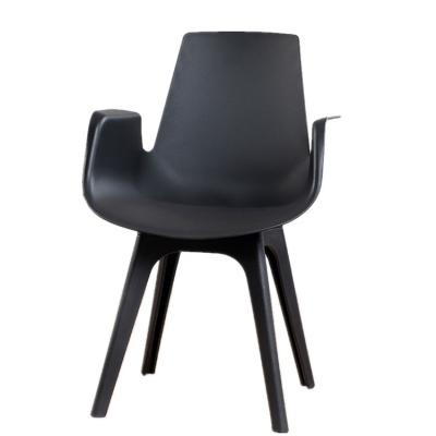 China Wholesale Factory Made Removable Cover Plastic Chair Lounge Leisure Dining Chairs for sale