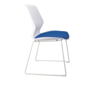 China 2021 Modern High Quality Cushion Chair Plastic Dining Chair for sale