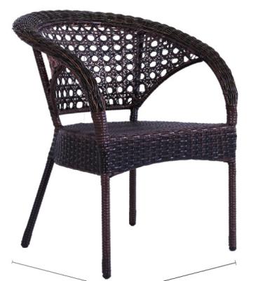 China Wholesale Cooling Furniture Garden Rattan Armrest Chair Outdoor Modern Dining Sets for sale