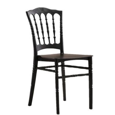 China Wholesale Cheap Napoleon Garden Leisure Chair Polypropylene Plastic Wedding Dining Chair for sale