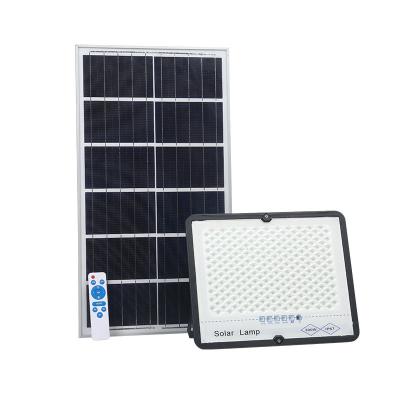 China 300W solar flood light with remote control sensor led flood light rechargeable led floodlight for outdoor use for sale