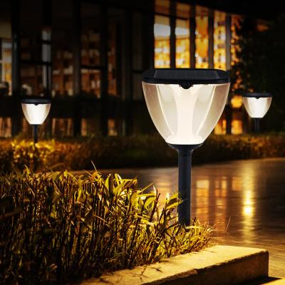 China Waterproof IP65 aluminum material Solar Outdoor Garden Courtyard Stigma Light Solar Powered Lamp for Landscape for sale