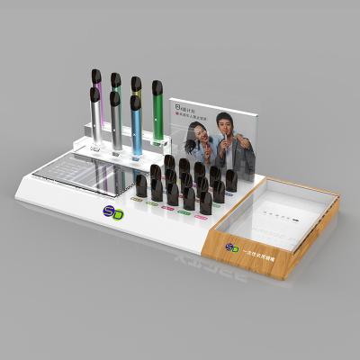 China Shop Acrylic Electronic Cigarette E-Cigarettes Display Counter Experience Rack for sale