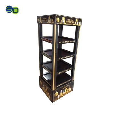 China Advertising Fashionable Classic Perfume Oil Display Stand Cardboard Bottle Joyshaker Classic Display for sale