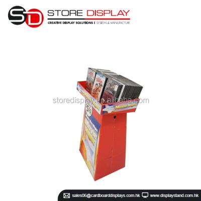 China 2015 Newly Paper Display Stand For DVD /Harry Potter VCD Rack /Corrugated Display Stand for sale