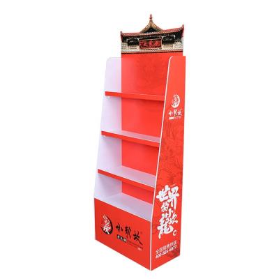 China JL072 Stable Wholesale Food Dispenser Rack Clothes Candy Store Sunglasses Retail Zippo Lighter Tile Display Racks Shoes Rack Supplier for sale