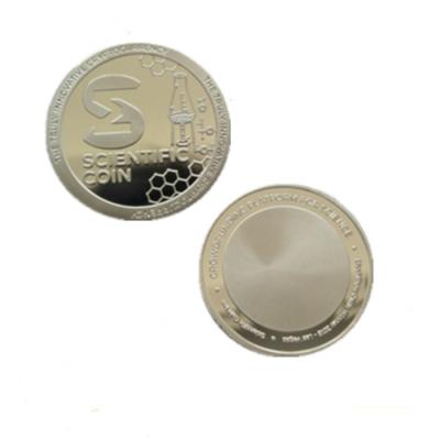 China Custom Enamel Zinc Alloy Gold Europe Silver Metal Souvenir Coins Challenge Coin for sale