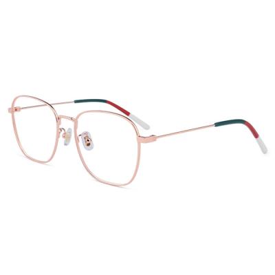 China Latest Style Irregular Titanium Spectacle Lightweight High Quality Eyewear Frame Optical Glasses for sale