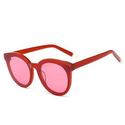 China New Fashion Light Design Italy Sun Shading Lenses Fit Classic Brindle Frame Men's Sunglasses Women for sale