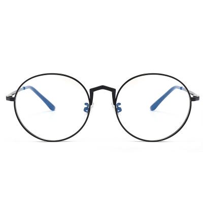 China Full Rim Light 2021 Titanium Youth Style Reading Light Eye Testing Round Designer Eye Glass Frames for sale