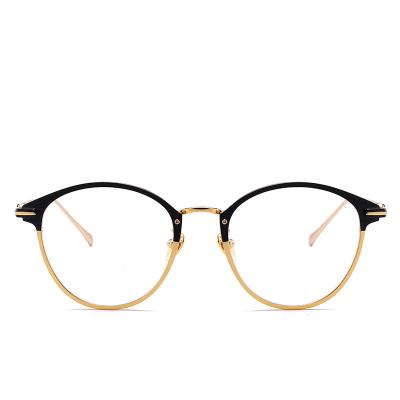 China Shenzhen Supplier Opticals Lightweight Metal Monocle Frames Fashion Prescriptioncat Eye Glasses For Reading for sale