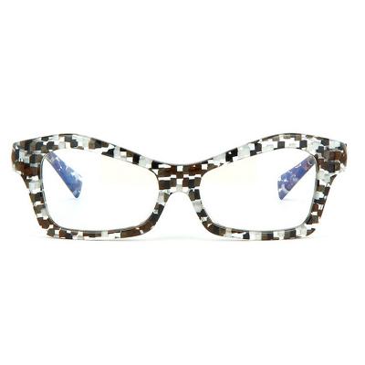 China Light Wholesale Italy Simple Design Titanic Women Men Optical Glass Soft Eyewear for sale