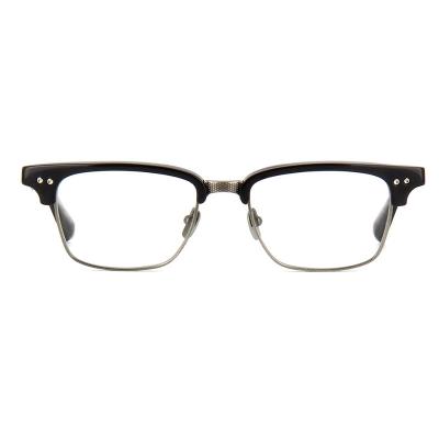 China From YC003 2019 Simple Design Titanic Optical Glass Metal Eyeglass Lightweight Soft Light Frame Italy Wholesale for sale