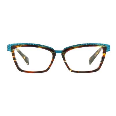 China From YC008 2019 Titanic Optical Glass Metal Eyeglass Light Soft Lightweight Frame Simple Design Titanic Wholesale Italy for sale