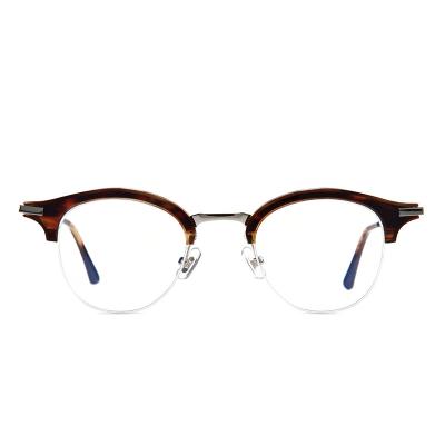 China From YC014 2019 Titanic Optical Glass Metal Eyeglass Light Soft Lightweight Frame Simple Design Titanic Wholesale Italy for sale