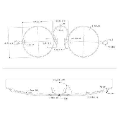 China Light custom wholesale custom fashion retro style logo round optical glass fram MSA19166 eyewear frame men and woman metal eyeglasses for sale