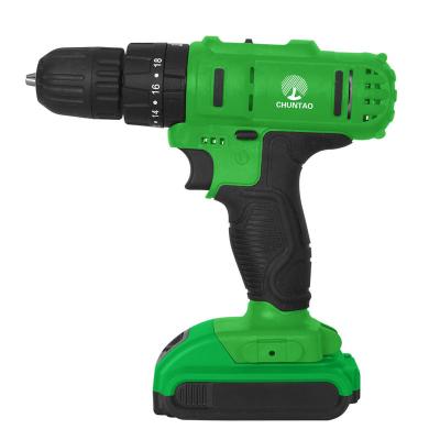 China Mini Hand Drill 18V Battery Professional Cordless Drill Electric Power Craft Cordless Power Drill Tool For Sale 10mm for sale