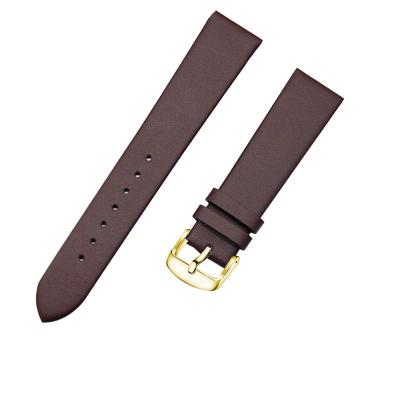 China Breathable Premium Plain Weave Ultra Thin Soft And Comfortable Leather Band Watch Strap For Men And Women for sale