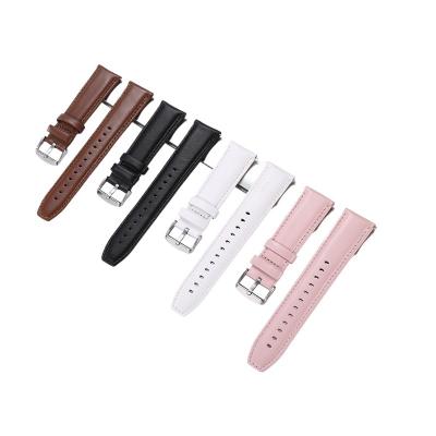 China Breathable Fashionable Leather Watch Band For Huawei Gt2 3 4 Watch Bands Smartwatch Straps For Xiaomi Samsung for sale