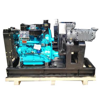 China stationary diesel engine driven air compressor for cement bulky tank trailer for sale