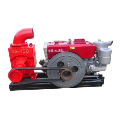 Chine factory price single cylnder engine agriculture diesel pump set à vendre