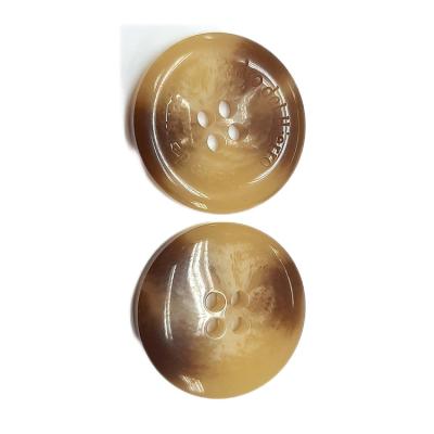 China Sustainable Deluxe custom resin button four hole industrial button for clothes for sale