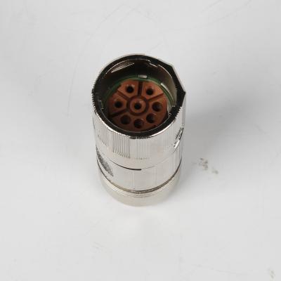 China Custom Power Connector M23 Heavy Load 17 Pin Straight Female Plug Connector M23 Connector for sale