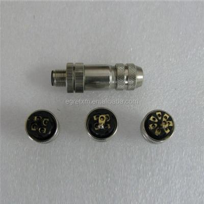 China E12P-T05Z 7/8 Power M12 5 Pin Pab Din Connector for sale