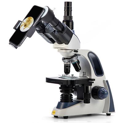 China Siedentopf trinocular with eyepiece and C-mount adapter SWIFT-SW380T adapter SWIFT-SW380T Dual-function Smartphone Microscpio Trinocular Blood Compound Microscope 2500X new for sale