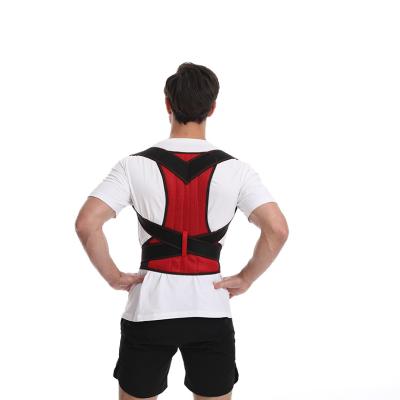 China Amazon Cheap Price Adjustable Back Shoulder Support Brace Lumbar Back Posture Correction Belt for sale