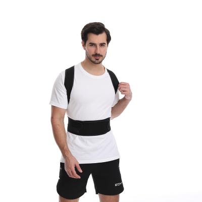 China Factory Price Adjustable Posture Corrector Belt Shoulder Back Brace Support Neoprene for sale