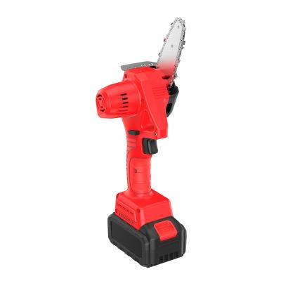 China 4 inch cordless mini power electric chainsaw for tree trimming and branch wood cutting 20201002 for sale