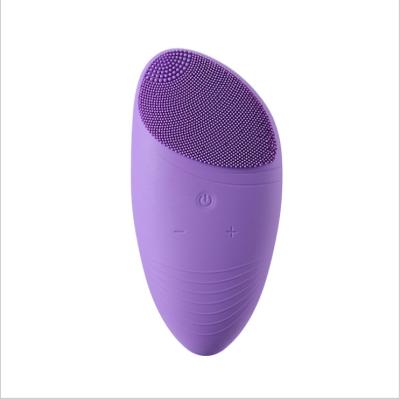 China Electric USB Silicone Facial Cleansing Brush Wibrate DEEP CLEANSING Electric Face Scrub Exfoliate Drinkable Makeup Brush Clean Pad Facial Cleansing Brush for sale