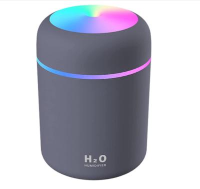 China Color Changing LED Light USB 300ml Quiet Ultrasonic 26db Humidifier Colorful Cool Light Diffuser Night Light Diffuser Colorful Cool Room Office Car Car Humidifiers Mini Mist for sale