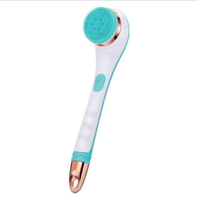 China Long Handle 4 in1Electric Bath Brush Body Massage SPA Exfoliate Rechargeable Skin Care Skin Brush Men Women Cleaning Brush Shower Tools for sale