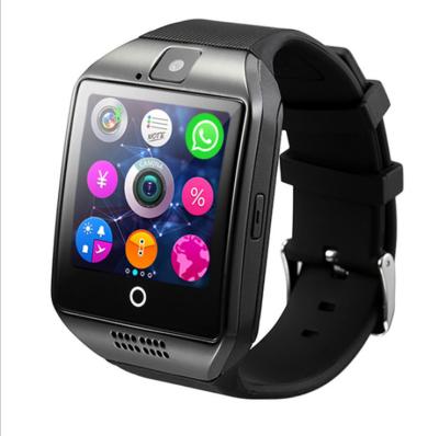 China Wireless Women Support TF Sim Card Smartwatch Android Men Touch Screen Smart Watch APP Control Q18 Camera Wearable Watch for sale