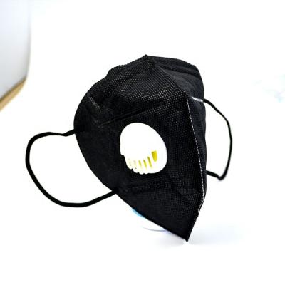 China Black Disposable Ear Loop 9301V Collapsible Face Dust Disposable Adult Face With Valves for sale