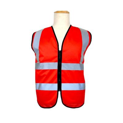 China High Visibility Reflective Reflective Jacket High Visibility Customized Logo Polyester Vest Safety Reflective Vest for sale