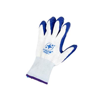 China Safety Work Nitrile Coated Gloves Nitrile Construction Industry Work Gloves Smooth Anti Slip And Wearproof Glove for sale