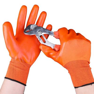 China Safety Work Factory Price Waterproof Labor Gloves Latex Labor Safety Wear Resistant Gloves for sale