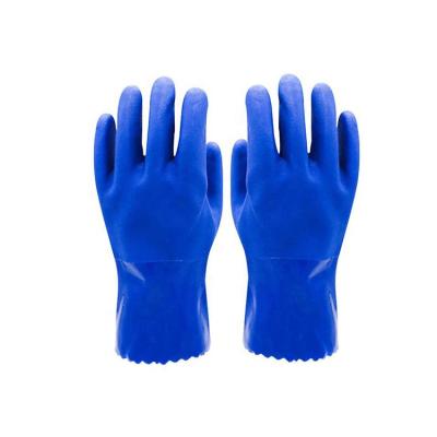 China Long Cuff Light Non-Slip Rubber Chamber Safety Work Liner Gloves Protective Cleaning Chemical Work Gloves for sale