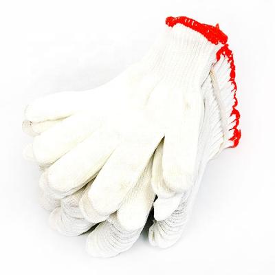 China High Quality Safety Work Cotton Washable Comfortable Knitted White Gloves For Work Safety Cotton Work Gloves for sale