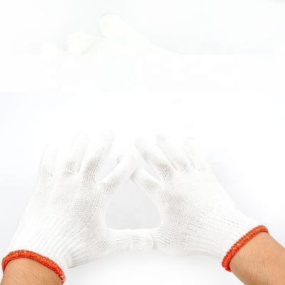 China Safety Work Knitted Cotton Gloves Breathable Work Gloves Nylon Working Gloves Work Gloves for sale