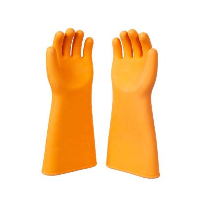 China Wholesale Work Safety Gloves Electric Latex Insulated Gloves Waterproof Work Gloves Safety Construction for sale