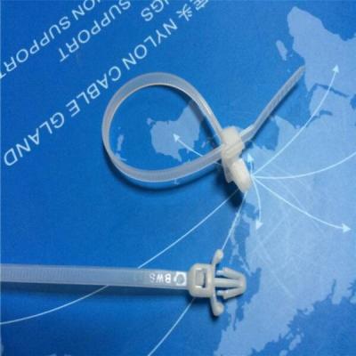 China Wire Dongguan pengli fixed push and releasable nylon66 cable ties for sale